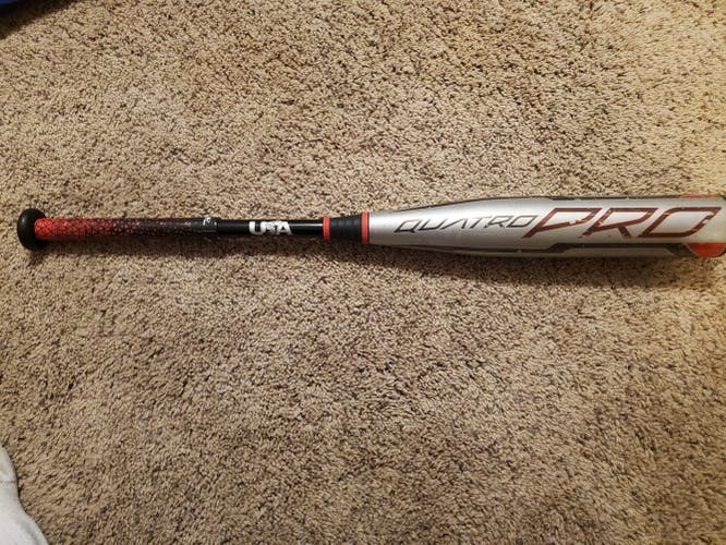 Bat Used 2021 Rawlings Composite Quatro Pro (-12) 17 oz 29"