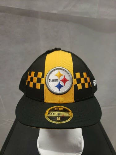 NWT Pittsburgh Steelers 2019 NFL Draft Hat New Era 59fifty Low Profile 8