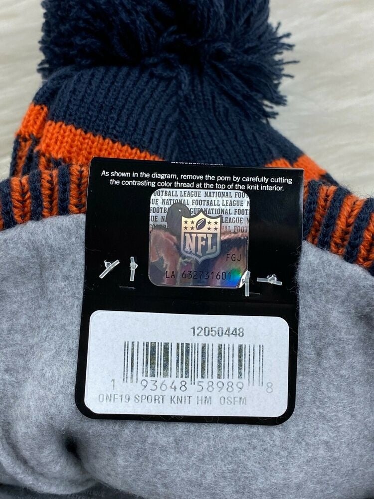 Brand New New ERA NFL Chicago Bears Winter Cuffed Knit Pom Beanie