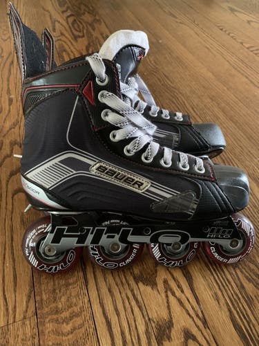 Junior Bauer Regular Width Size 5.5 Vapor XR500 Inline Skates