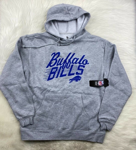 NWT men's large NFL apparel Buffalo Bills Hoodie distressed logo