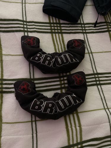 Brown University Hockey TEAM ISSUED Skate Guards