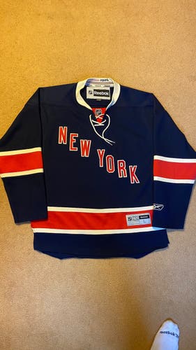 New York Rangers Reebok Premier Heritage Jersey Size L MSRP $130