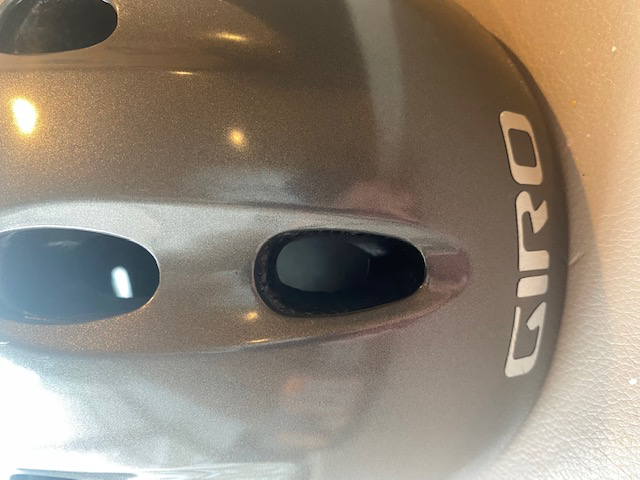 Gray Helmet Unisex Used Medium/Large Giro