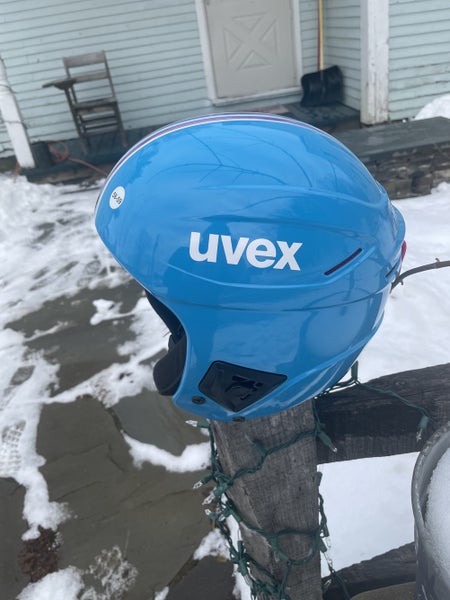 Blue Helmet New Unisex Medium/Large UVEX Race + FIS Legal