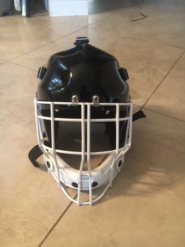 pro Sr. Kevlar/Fiberglass/Carbon Fiber Goalie Mask Combo Style