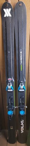 Skis Used Men's Volkl Katana VWERKS With Bindings Max Din 16
