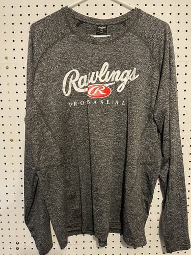 Rawlings pro baseball long sleeve shirt xl