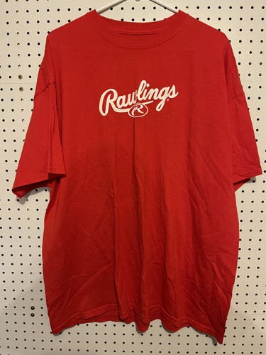 Red Men's XXL Rawlings Shirt