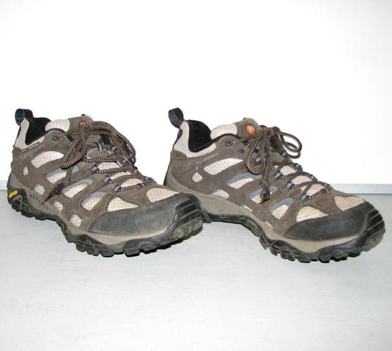 Merrell Moab Ventilator Men's Gray Low Lace-Up Hiking Trail Shoes ~ Size 10.5
