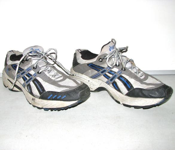 Asics Gel Mojave TN614 Men's Gray/Blue/Silver Trail Jogging Running Shoes~Size10