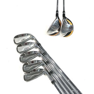 Used Gear 4 Golf Co2 3i-9i Stiff Flex Steel Shaft Iron Sets