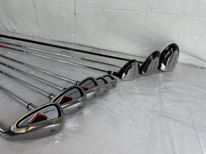 Used Strata 8-piece Regular Flex Steel Shaft Mens Golf Club Set