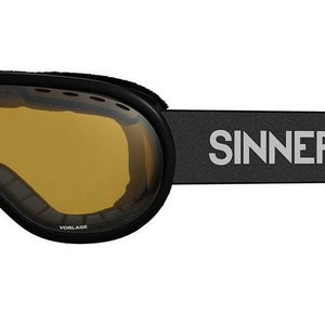 SINNER Vorlage Ski / Snowboard Goggles - Matte Black (Cat. 1 Yellow Lens)