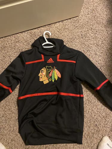 Chicago Blackhawks Adidas NHL Black Under The Lights Hoodie GI5274 Medium