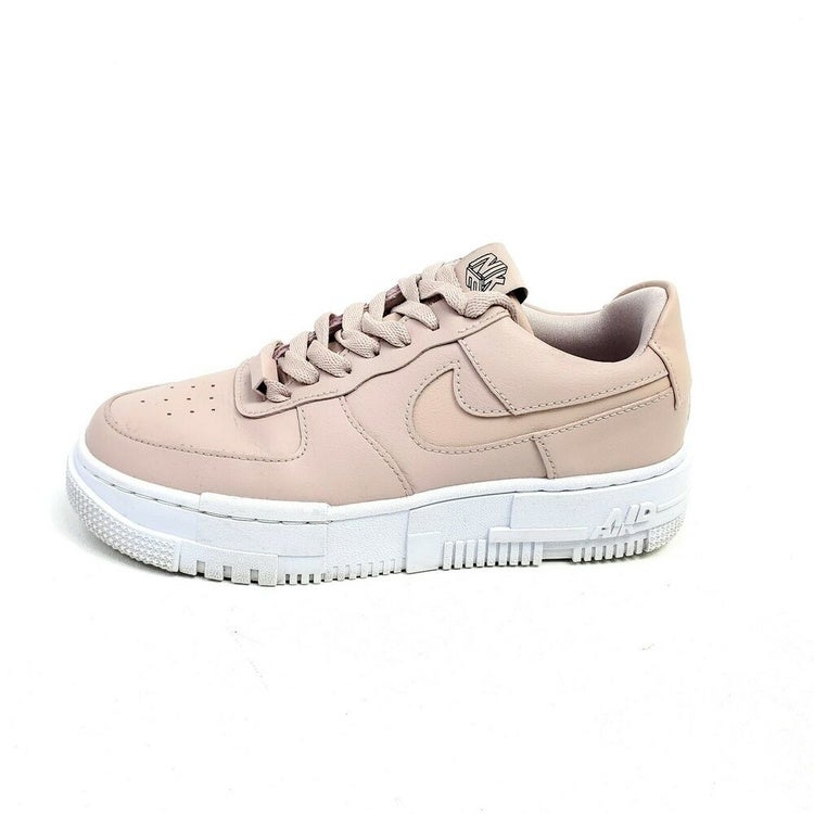 Nike Air Force 1 Womens 7.5 Shoes Pixel Particle Beige 2020 Pink CK6649-200  Low | SidelineSwap