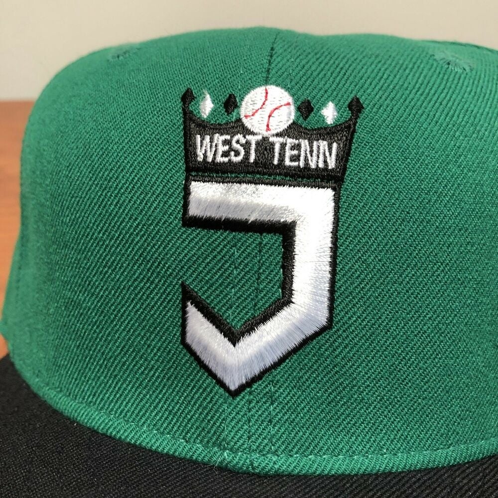 West Tennessee Diamond Jacks Hat Baseball Cap Fitted 7 1/2 New Era Vintage  MiLB