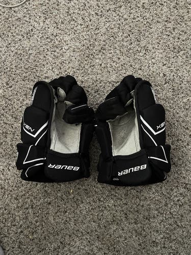 Black Gloves Used Senior Bauer NSX 13"