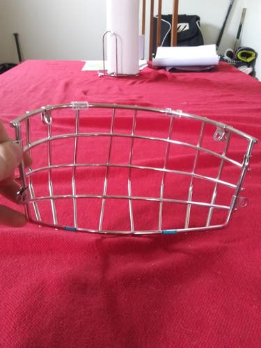 Silver Goalie Mask Senior New CCM