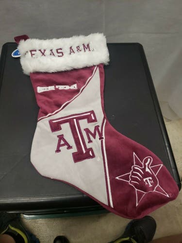 NWT Texas A&M Stocking Forever Collectables NCAA