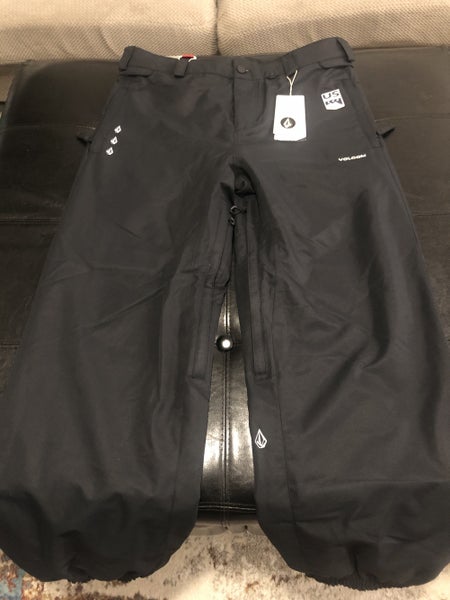 US Snowboard Team Issued - Black Men's Adult New Large Volcom Pants
