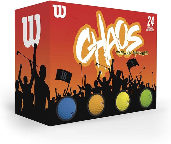 Wilson Chaos Golf Balls 24pack