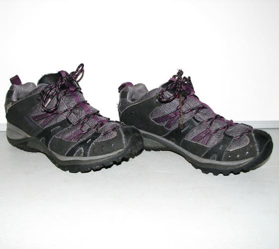 Merrell Siren Sport Women's Black Damson Athletic Hiking Trail Shoes ~ Size 8