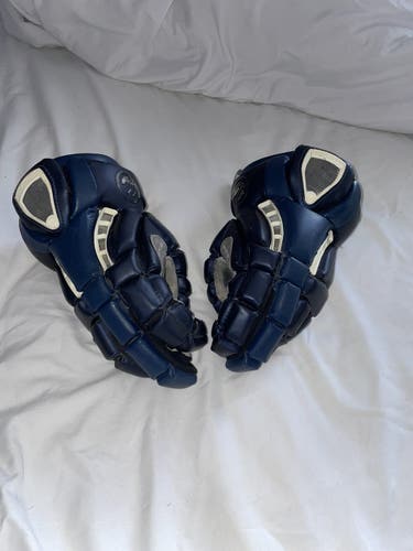 Blue Used Player's Maverik 13" Rome RX3 Lacrosse Gloves