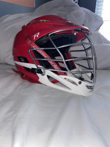Red Adult Player's Cascade R Helmet
