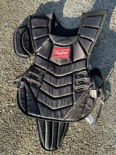 Black Youth Rawlings Pro Preferred Catcher's Chest Protector