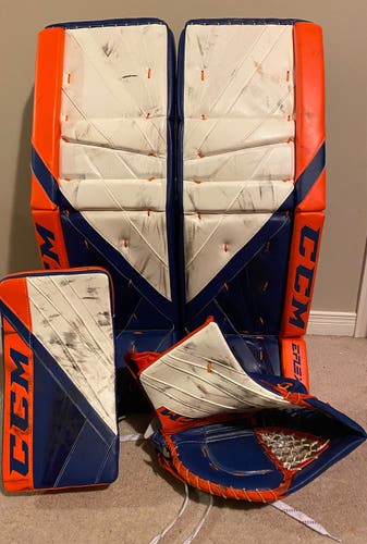 CCM EFLEX 5 PRO RETURN OILERS PADS CATCHER AND BLOCKER