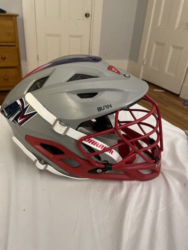 Gray  Player's Warrior Burn Helmet