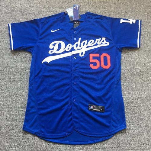 Mookie Betts LA Dodgers Blue Jersey Adult Men's New XL Nike