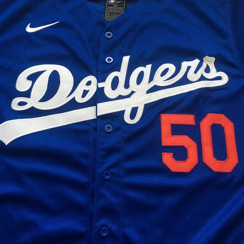 Mookie Betts LA Dodgers Blue Jersey Adult Men's New XL Nike