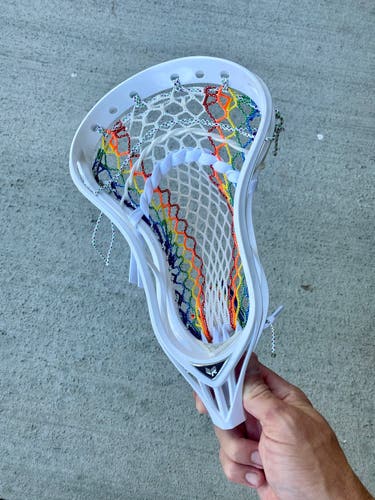White New Attack & Midfield Strung Rabil 2X Head