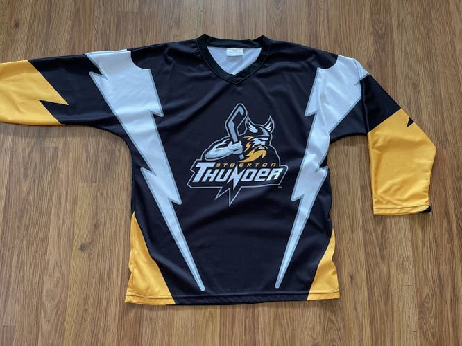 Stockton Thunder ECHL HOCKEY SUPER AWESOME SGA Size XL Hockey Jersey!