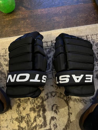 Black Gloves Used Senior Easton 13"