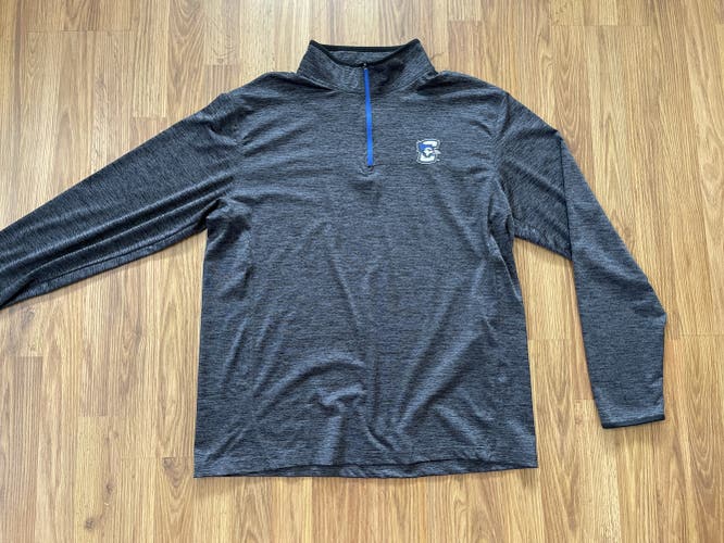 Creighton Bluejays NCAA GOLF 1/4 Zip Golfing Size Large Performance Sweatshirt!