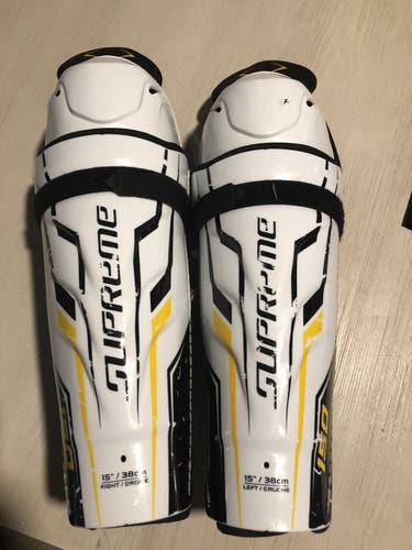 Used Bauer Supreme 150 Shin Pads