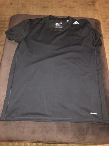 Adidas Tech fit Shirt Black Adult XL