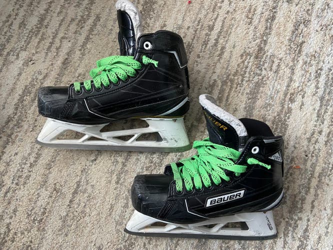 Hockey Goalie Skates Senior Used Bauer Supreme S190 Regular Width Adult Size 6
