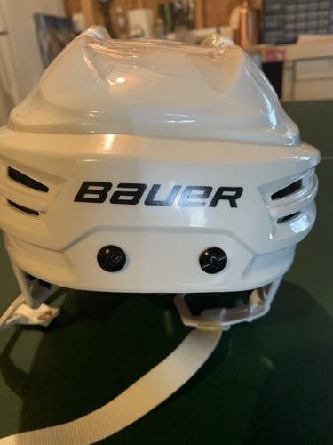 White New Large Bauer IMS 5.0 Helmet