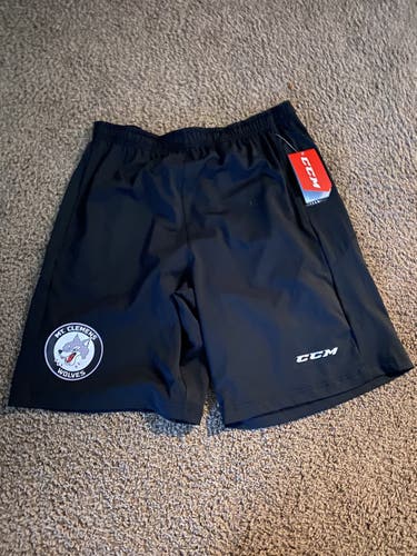 Brand New Black Men's Large CCM Shorts