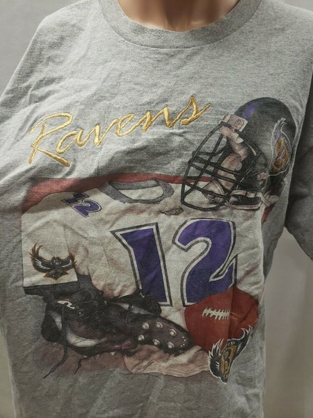 Vintage Nike Team Baltimore Ravens NFL Sweatshirt Size L Grey