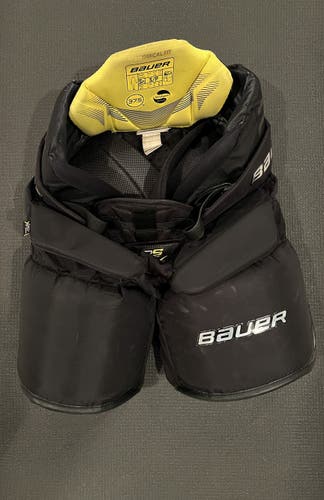 Black Used Small Bauer  Supreme 2S Pro Hockey Goalie Pants