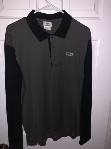 Lacoste long sleeve golf polo