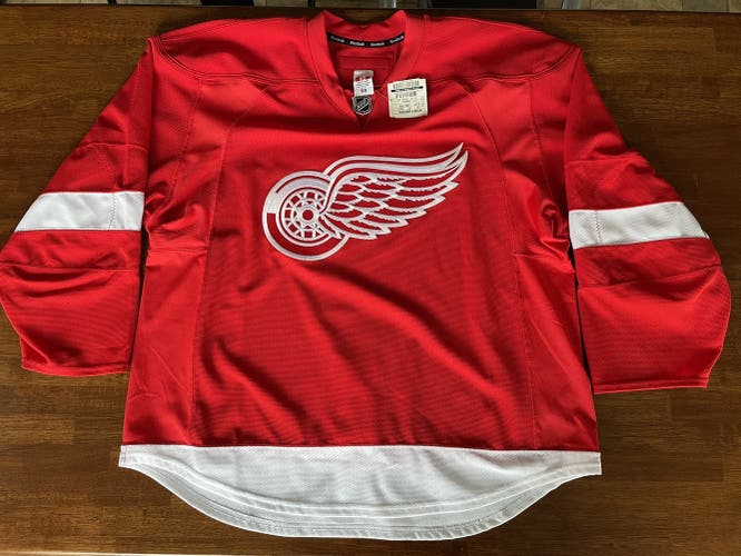 NWT Detroit red wings reebok edge 2.0 team issued jersey size 58