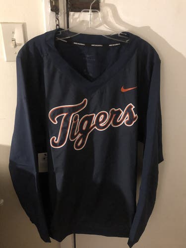 Detroit Tigers Nike men’s MLB pullover windshield jacket L