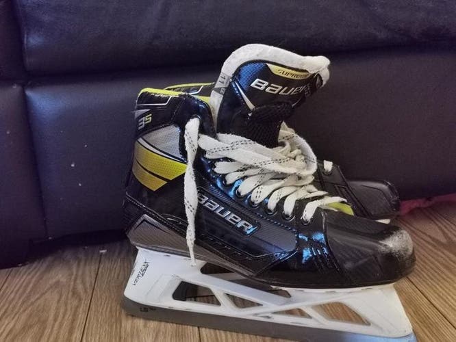 Bauer supreme 3s Size 11 EE goalie skates