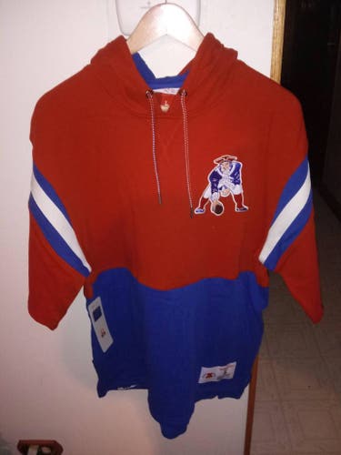 New England Patriots Mitchell & Ness NFL SS hoody L
